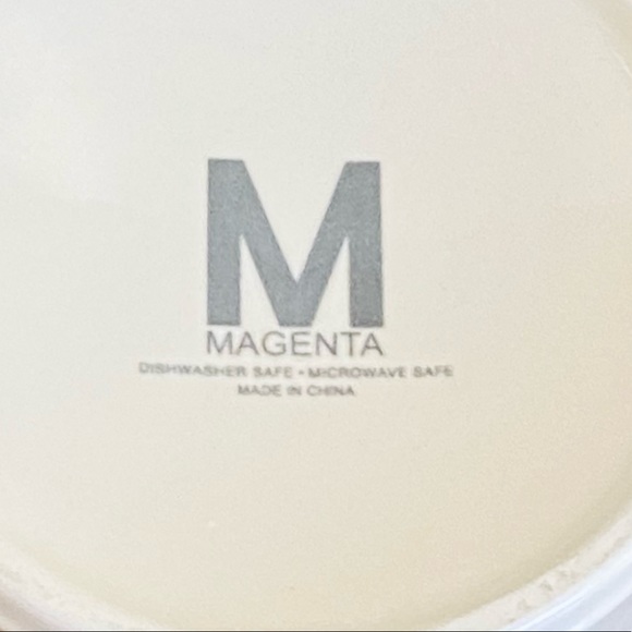 🌟HP🌟Butterfly/Papillon Pottery Mug by Magenta Set of Two - Picture 8 of 8